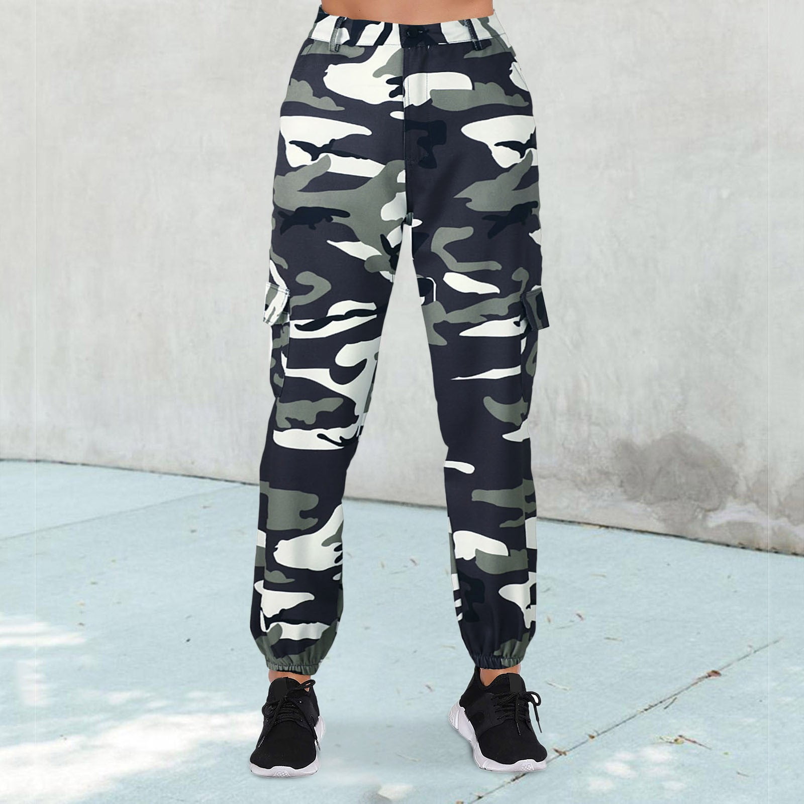 Trendy Denim Pants Women's Loose Street Camouflage Cargo Pants - The Little  Connection